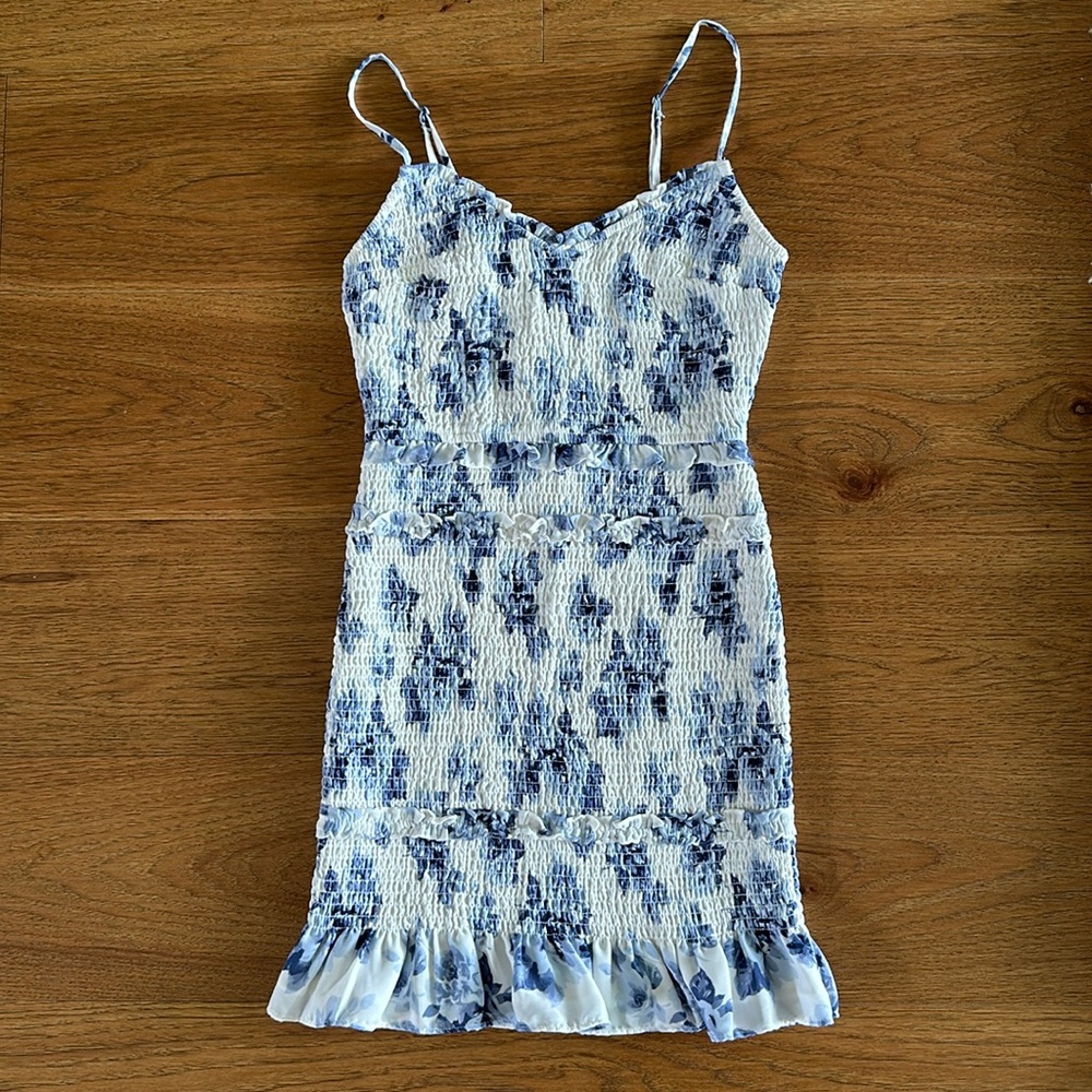 Abercrombie & Fitch Blue and White Floral Dress